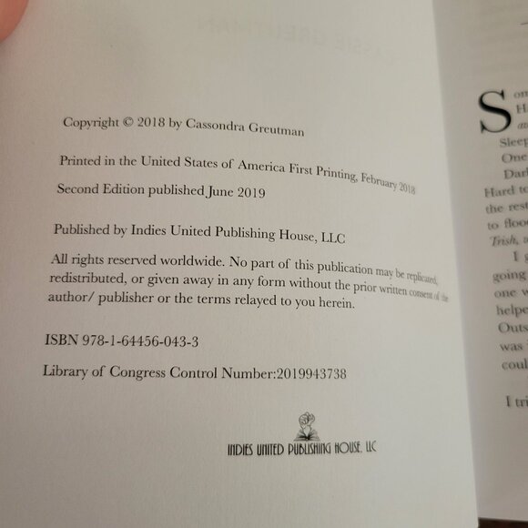 Regeneration By Cassie Greutman (Penchant For Trouble Book 1) Paperback - Picture 7 of 7